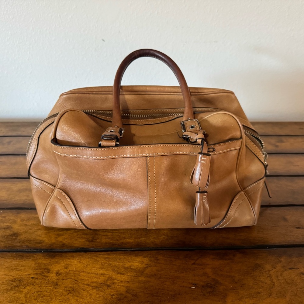 Coach Tan Leather Bag